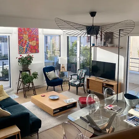 Duplex Terrasse A Clichy, Hauts De Seine 아파트 *