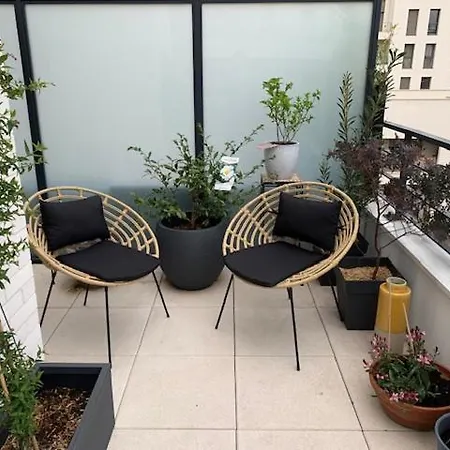 Duplex Terrasse A Clichy, Hauts De Seine 아파트 클리시